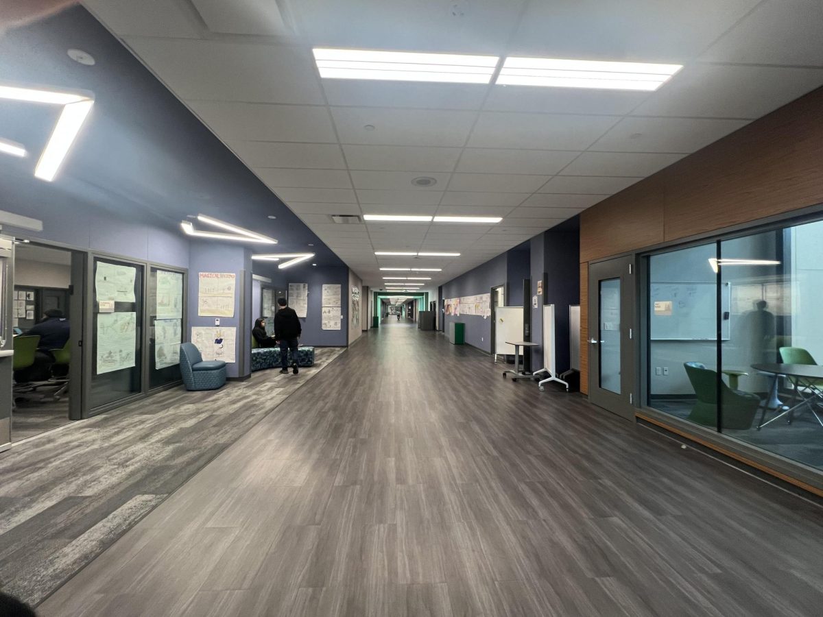 Hallway at MacDonald High School
